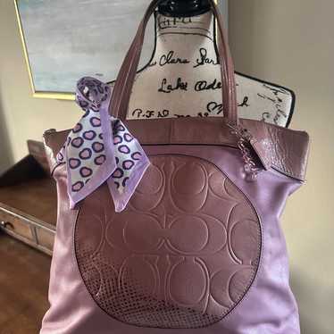 Coach Pink Large Tote