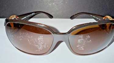 CHANEL サングラス ココマーク 6014 c.879 ブラウン ケース付き CHANEL サングラス ココマーク 6014 c.879 ブラウン ケース付き