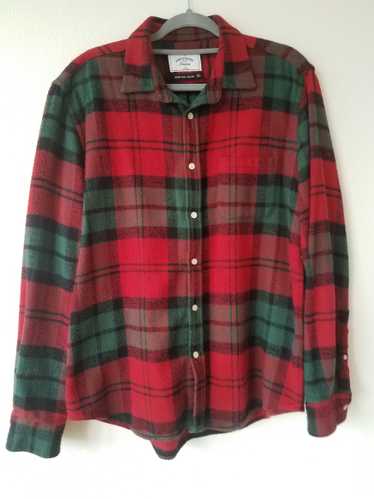 Portuguese Flannel Red and Green Plaid Shirt