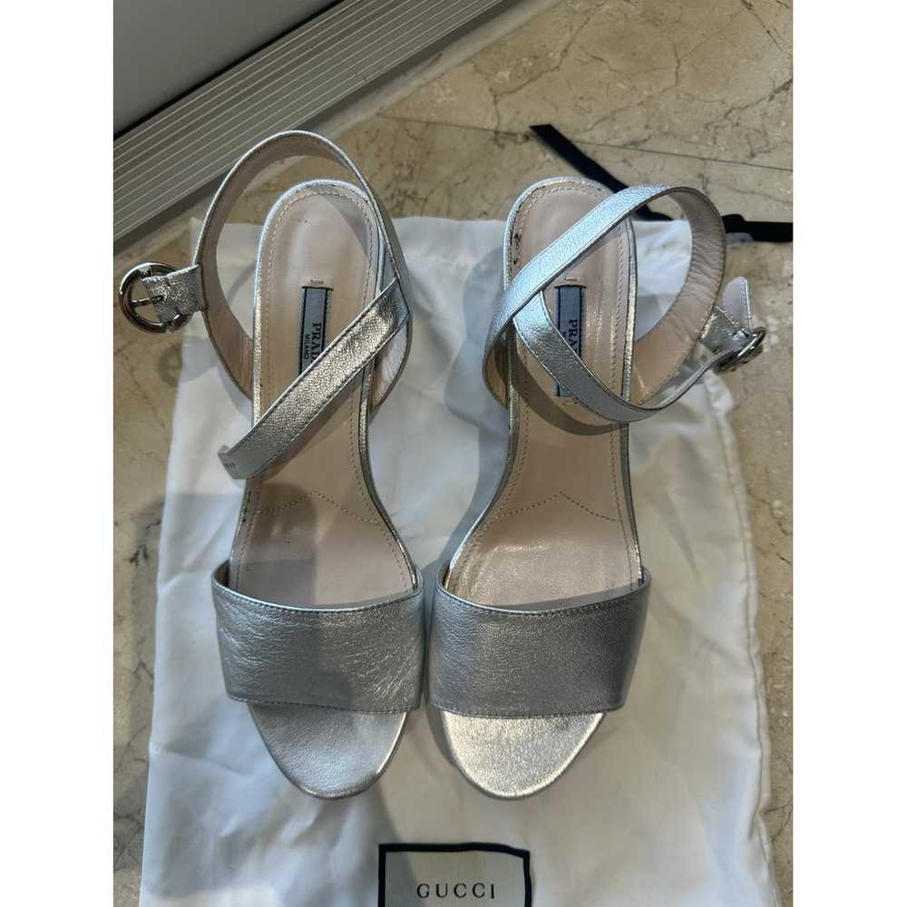 Prada Leather heels - image 2