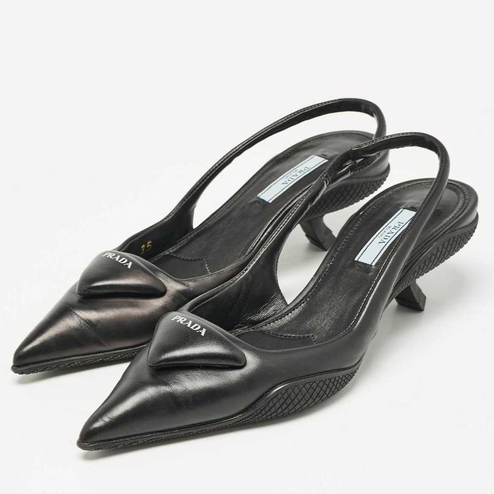 Prada Leather heels - image 2