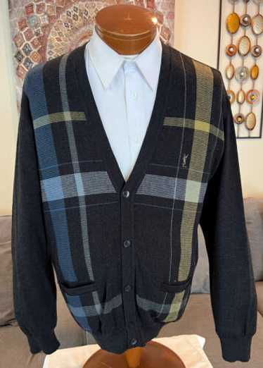 Men's vintage yves saint laurent cardigan - Gem