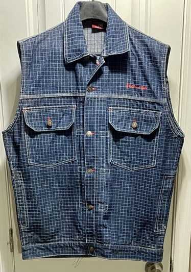 トップス pltinum fubu denim vest pltinum fubu denim vest Platinum FUBU Denim Vest Blue XL/XXL