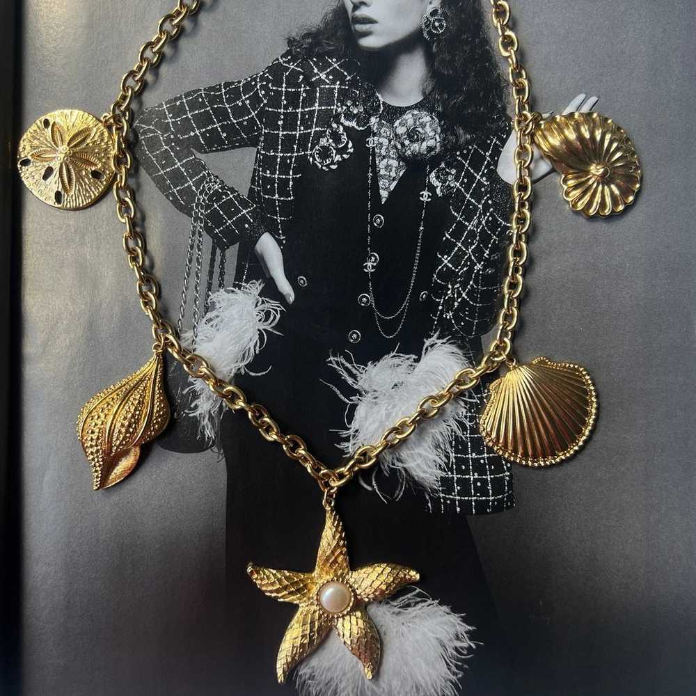 Gold Kenneth Jay Lane Royal Sea Necklace - image 1