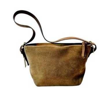 未使用保管品 vintage coach old スウェード suede Coach vintage suede handbag - Gem