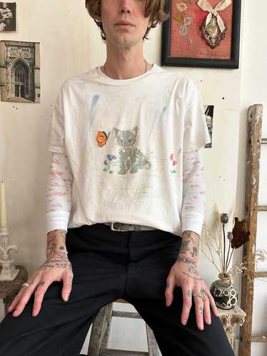 1990s Homemade Kitten Tee (XL)