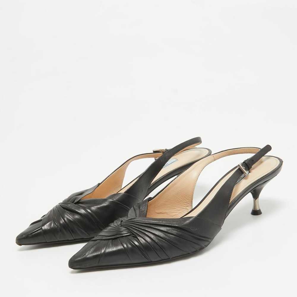 Prada Leather heels - image 2