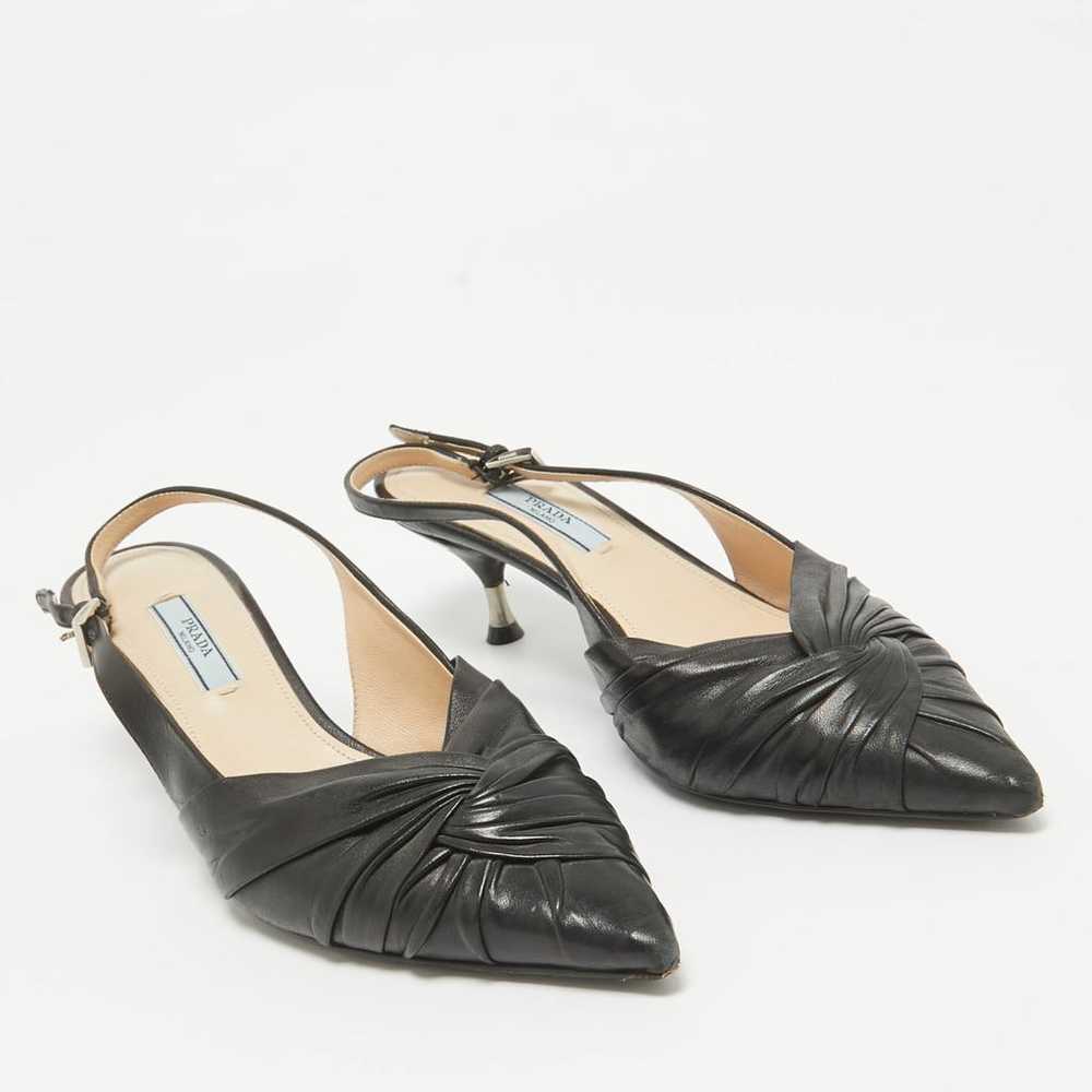 Prada Leather heels - image 3