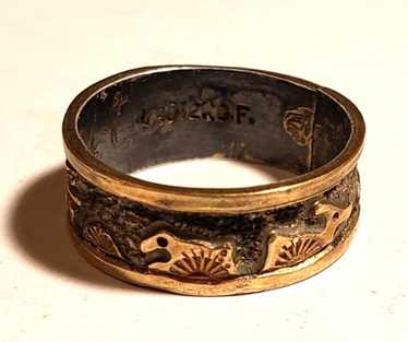 アクセサリー Vintage Floyd Becenti Indian Ring Floyd Becenti Navajo - Etsy