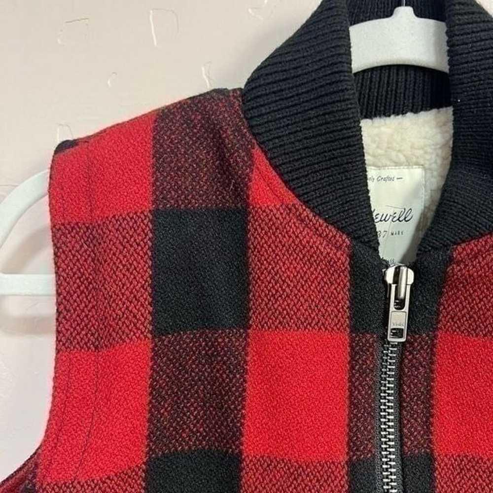 Women's Madewell Buffalo Check Plaid
Red Black Sh… - image 3