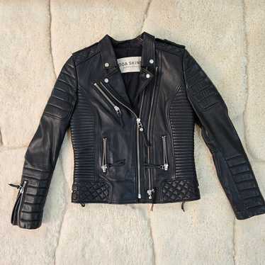 ジャケット・アウター BODA SKINS | Kay Michaels 2.0 Men's Kay Michaels: Black Leather Jacket | BODA SKINS