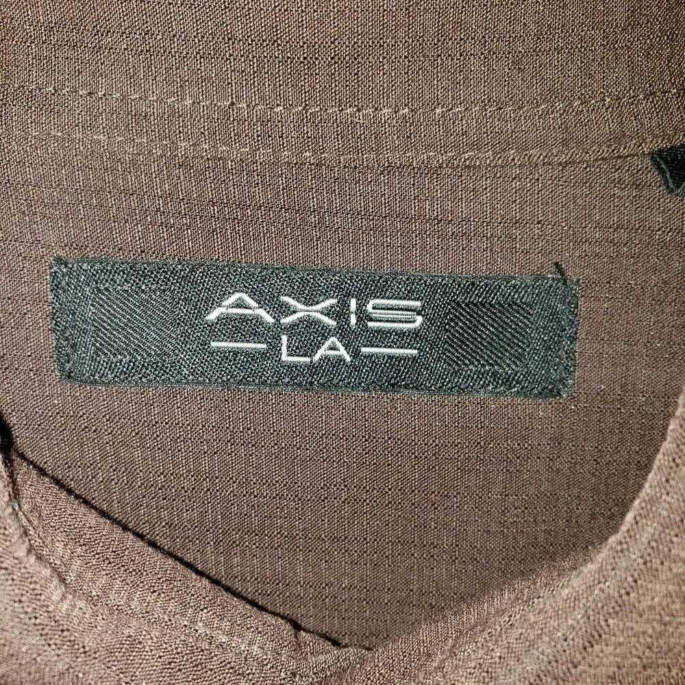 Designer CT1886 Axis LA Brown Short Sleeve Shirt … - image 2