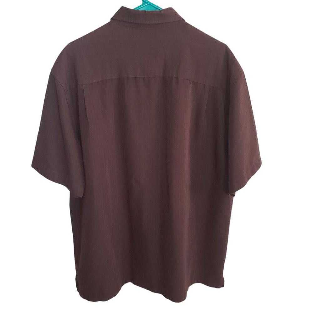 Designer CT1886 Axis LA Brown Short Sleeve Shirt … - image 3
