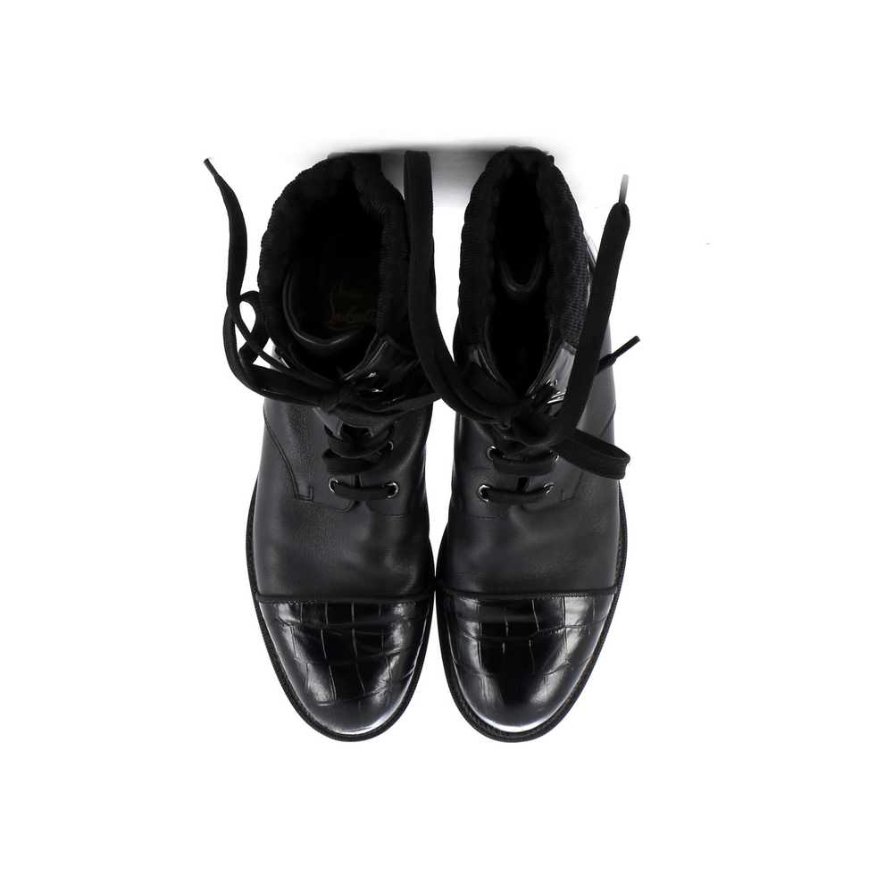 Christian Louboutin Women's Mayr Combat Boots Lea… - image 2
