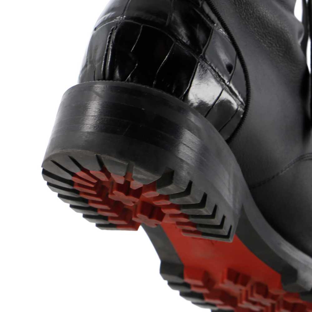 Christian Louboutin Women's Mayr Combat Boots Lea… - image 6