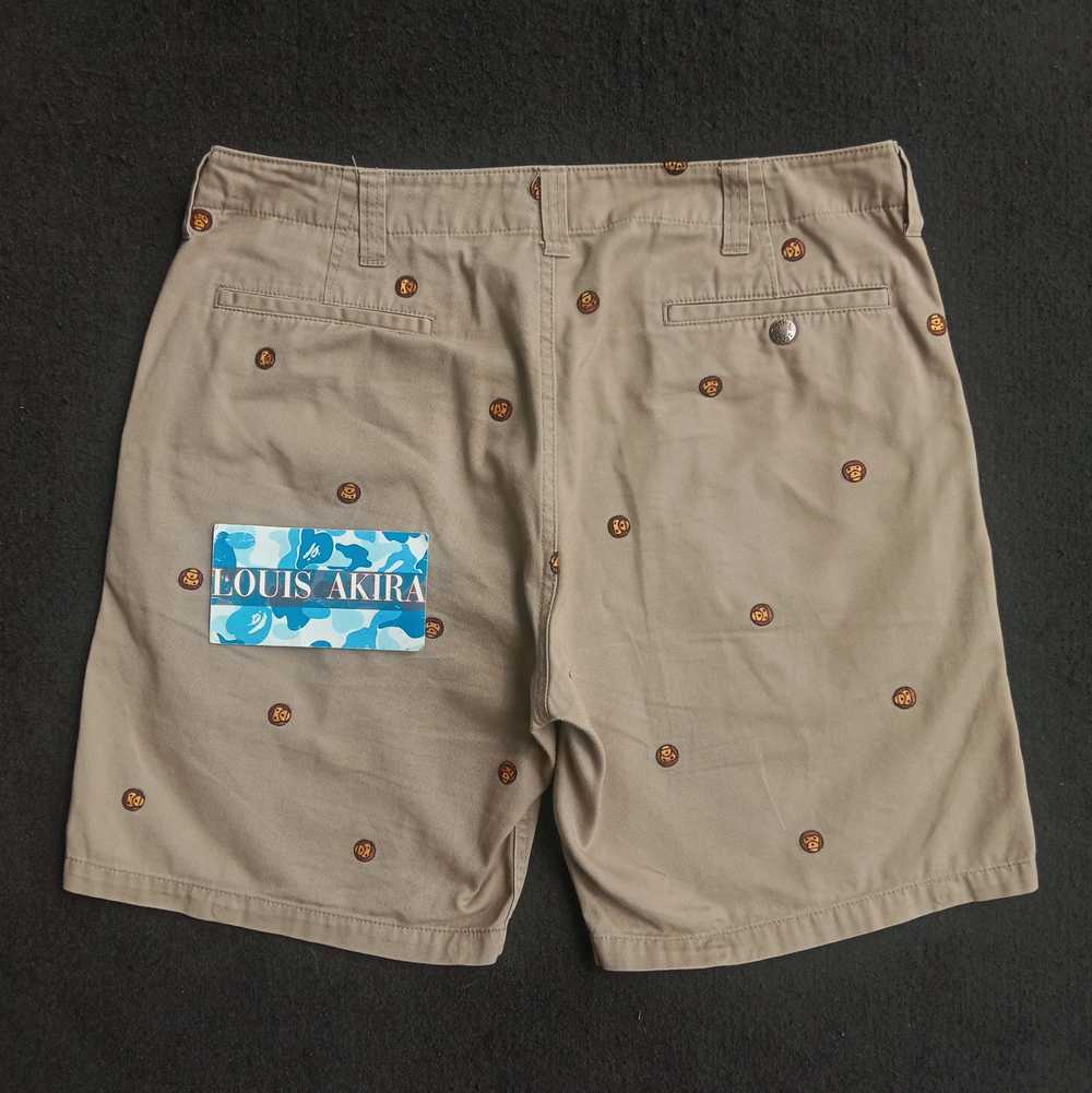 Bape 2012 Baby Milo Multi Embroidery Chino Shorts - image 3