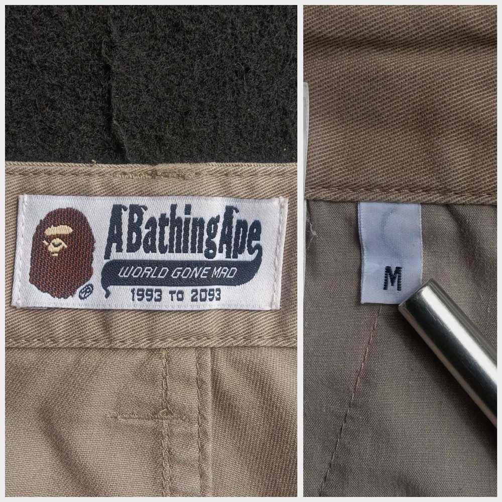 Bape 2012 Baby Milo Multi Embroidery Chino Shorts - image 5