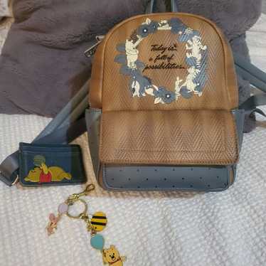 Loungefly Disney Winnie the Pooh Mini Backpack bu… - image 1