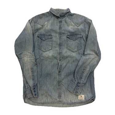 未使用 NEIGHBORHOOD WESTERN SHIRT M デニム Neighborhood denim shirt - Gem