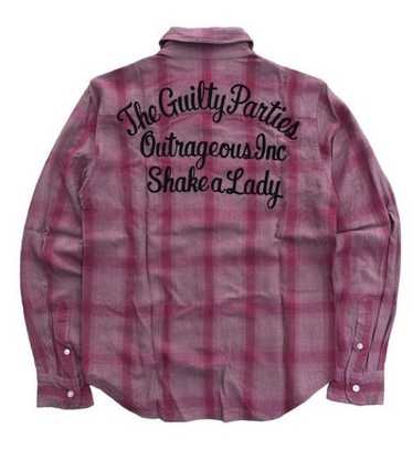 トップス WACKO MARIA BLOCK CHECK FLANNEL SHIRT WACKO MARIA/BLOCK CHECK FLANNEL SHIRT（BLUE）［ブロック