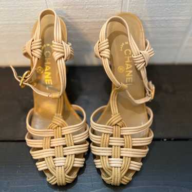 CHANEL シャネル サンダル 6 1/2 ヴィンテージ Strappy vintage chanel - Gem