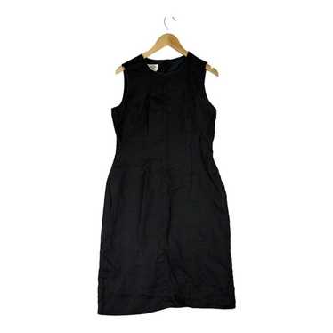 Talbots Sleeveless 100% Linen Dress sz 10 Black - image 1