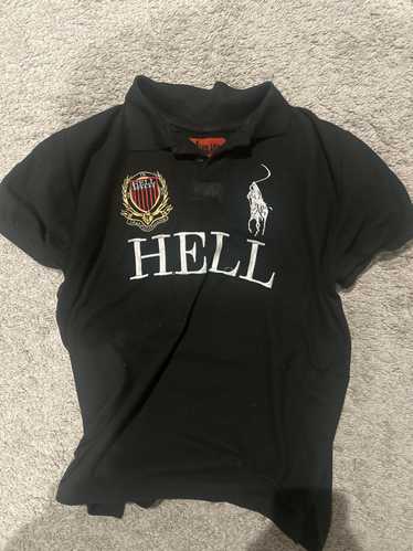 Polo Ralph Lauren × Streetwear × Vintage HELL polo - image 1