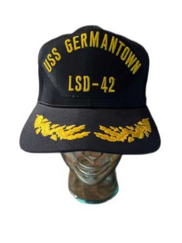 珍品　実物　lsd42 German town ハット uss キャップ THE CORPS USA製 キャップ USS GERMANTOWN LSD42 - メルカリ