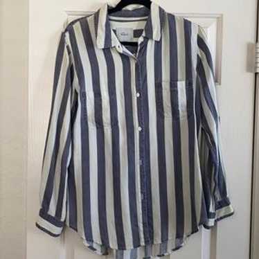 Rails Stipe Chambray Stripe Button Up - image 1