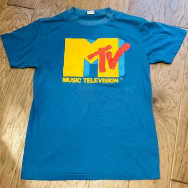 Vintage 80's MTV Music Television Satin Coaches Jacket