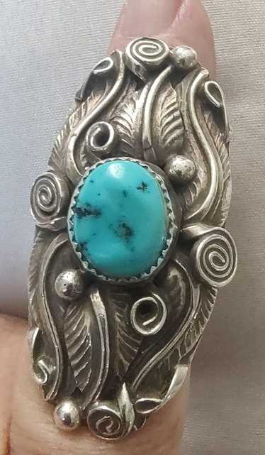 アクセサリー Navajo Allen Lee Sterling Bangle Signed allen chee navajo - Gem