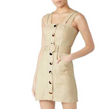 Nicholas Button Front Double Strap in Tan Size 6 - image 1