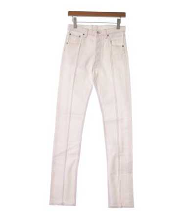 パンツ MAISON MARGIELA ivory cotton blend trousers Maison margiela denim pants - Gem