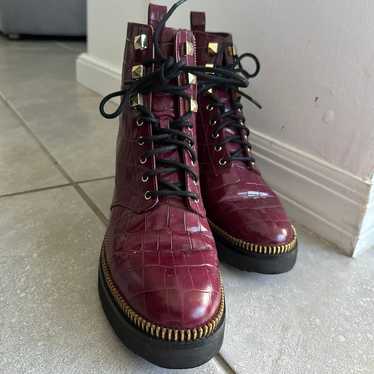 Authentic Michael Kors Burgundy Boots - image 1