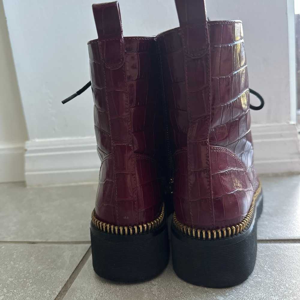 Authentic Michael Kors Burgundy Boots - image 4
