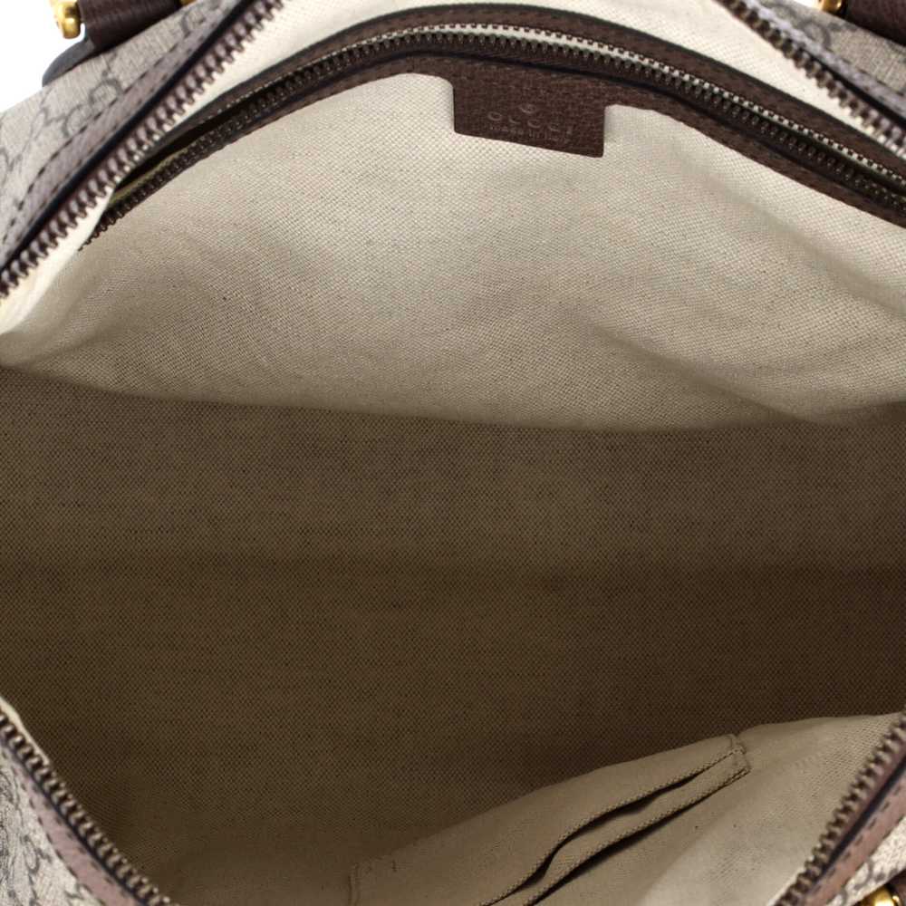 GUCCI Neo Vintage Web Duffle Bag GG Coated Canvas… - image 5