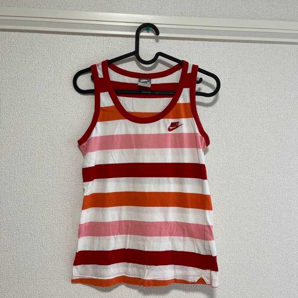 Rare vintage Nike striped tank top casual - image 1