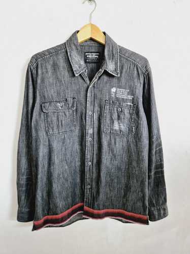 未使用 NEIGHBORHOOD WESTERN SHIRT M デニム Neighborhood denim shirt - Gem
