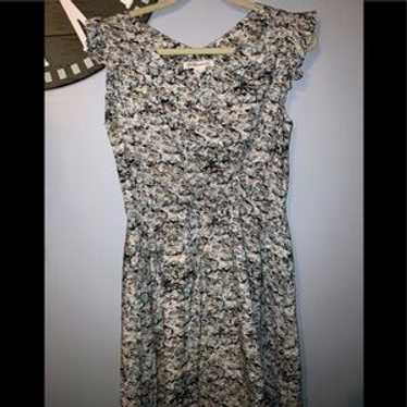 Bcb Generation Patterned Short Flutter Sleeve Dre… - image 1
