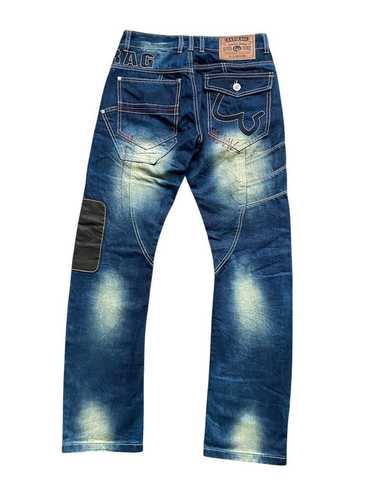 ポリネシアH ⭕️80's♦️ギャバジャン♦️ナス紺 Gap 1969 Kaihara Japanese Selvedge Blue Denim Jeans Men Size