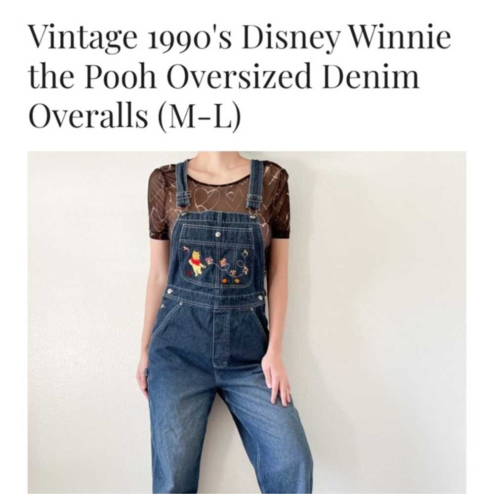 Vintage Winnie the Pooh overalls - image 6
