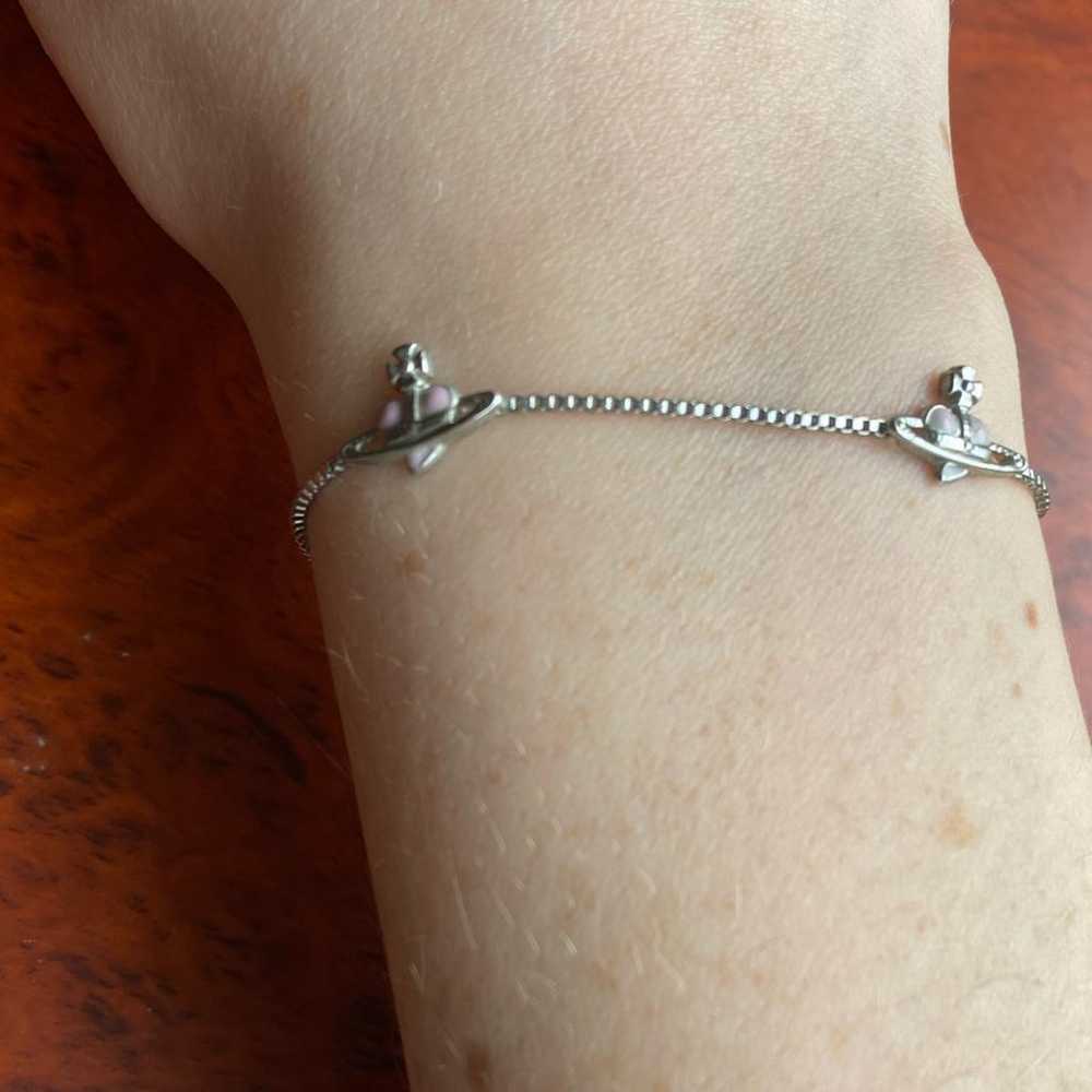 ★Vivienne Westwood★ Vivienne Westwood Women's Bath Bracele Vivienne Westwood Bracelet Orb Silver/Pink NO BOX [EJ912 | eBay