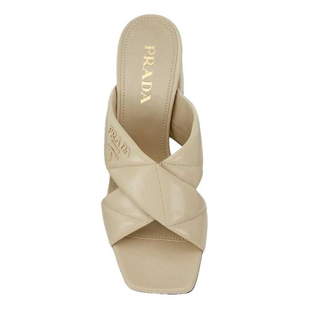 Prada Leather heels - image 1