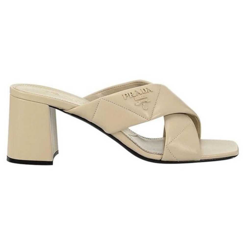 Prada Leather heels - image 2