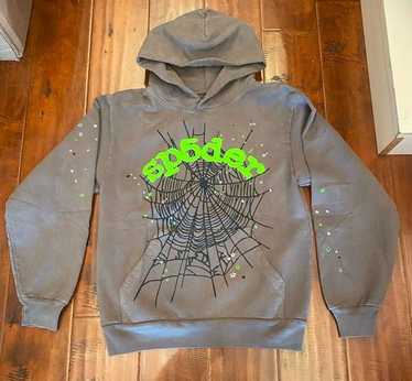 Sp5der Hoodie Slate Grey - Gem