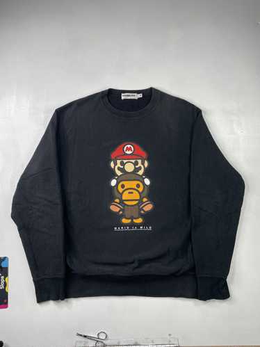 APE BAPE KAWS BABY MILO MARIO マリオ　スウェット Ape baby milo mario - Gem