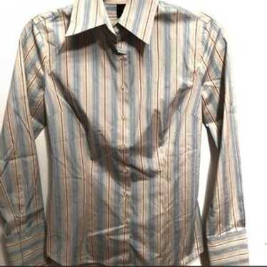 Express Design Studio Multi Color Button Down - image 1