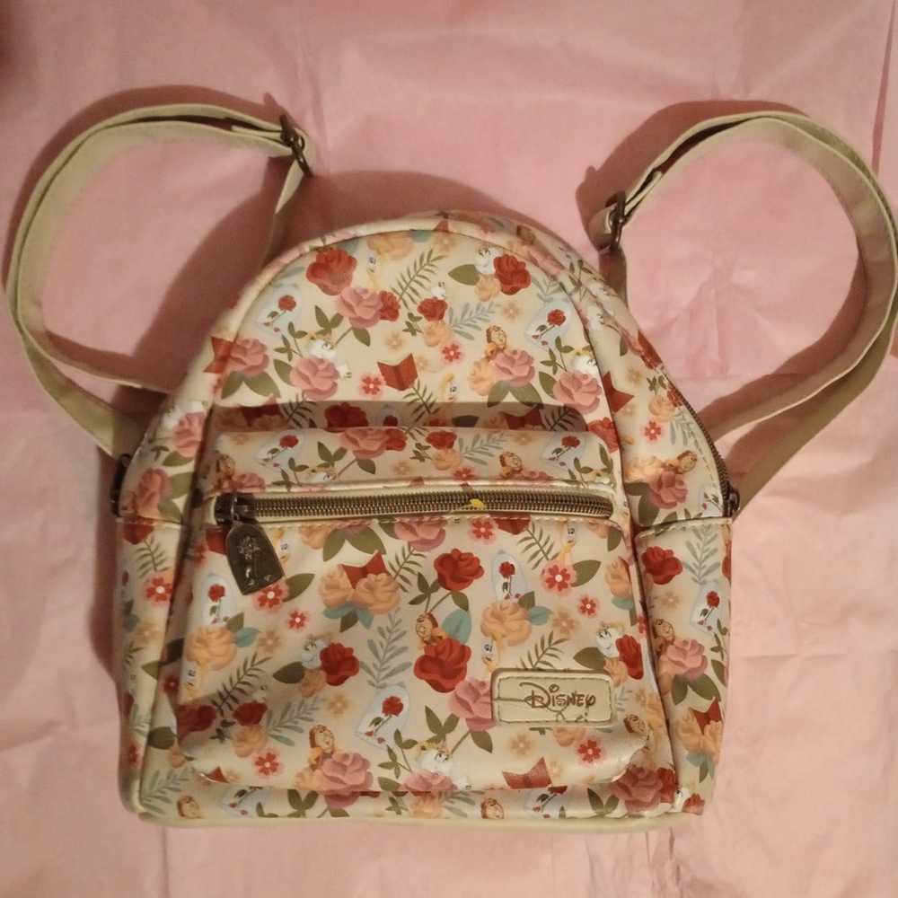 Loungefly Disney Sleeping Beauty Floral Mini Back… - image 1