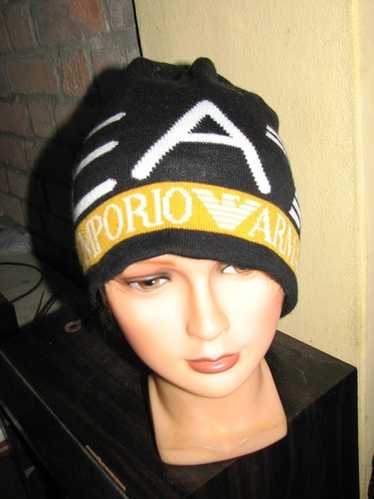 帽子 00s ARMANI Navy Wool Beanie 帽子 00s ARMANI Navy Wool Beanie undefined