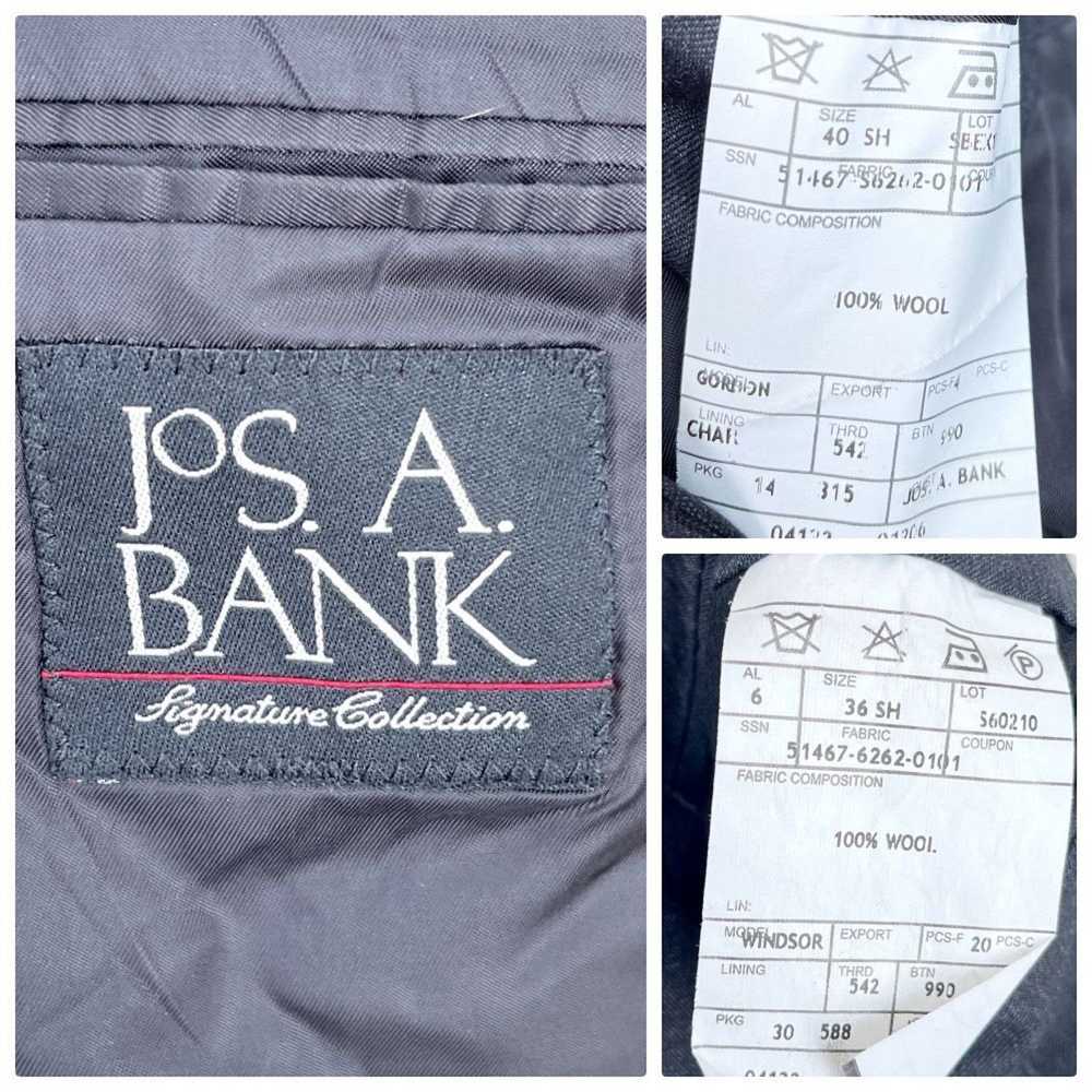 Jos. A. Bank Jos A Bank Signature Wool Suit Charc… - image 12